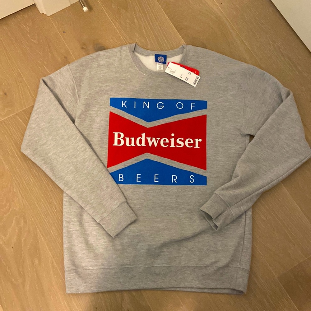 Brand new Budweiser sweater